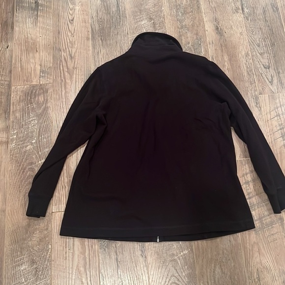 Eileen Fisher Woman’s Black Zip Up - Picture 4 of 6